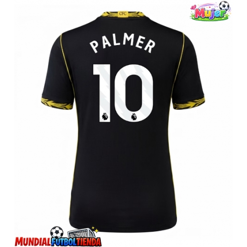 Camiseta Chelsea Cole Palmer #10 Segunda Equipación Replica 2026-27 para mujer mangas cortas